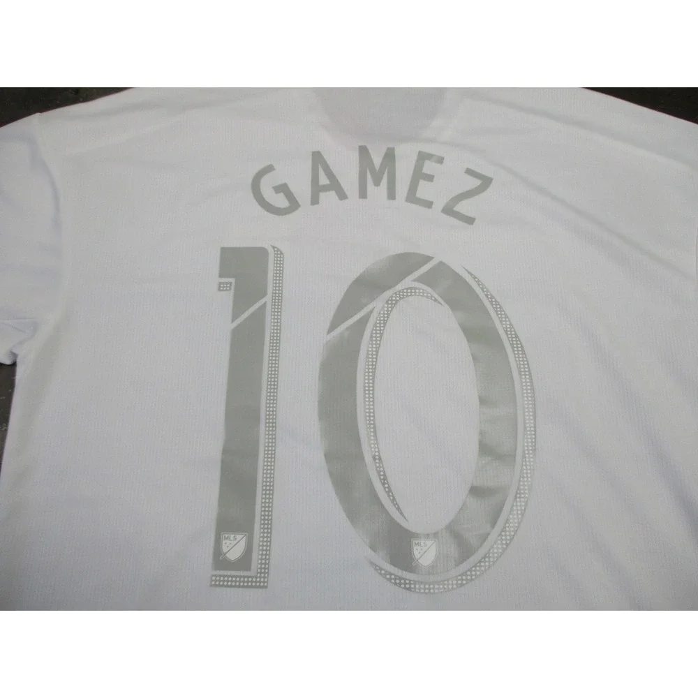Los Angeles FC Jersey Shirt Mens 2XL White Gray MLS Soccer YouTubeTV Adidas 2019